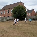 Boys exercising
